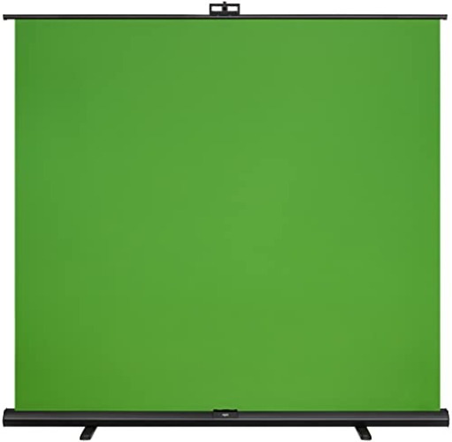 Elgato Green Screen XL - Extra Wide 2x1.82m Chroma Key panel, Wrinkle-Resistant Fabric for Background Removal for Streaming, Video Conferencing, on Instagram, YouTube, TikTok, Zoom, Teams, OBS - Green Screen - Collapsible XL (200 x 182 cm)
