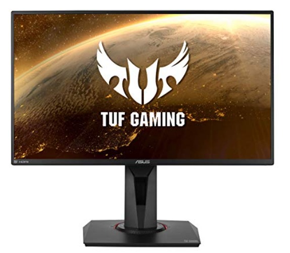 ASUS TUF Gaming VG259QM 24.5” Monitor, 1080P Full HD (1920 x 1080), Fast IPS, 280Hz, G-SYNC Compatible, Extreme Low Motion Blur Sync,1ms, DisplayHDR 400, Eye Care, DisplayPort HDMI BLACK - 24.5" Fast IPS 1ms 280Hz G-SYNC Height Adjust - HDR Monitor