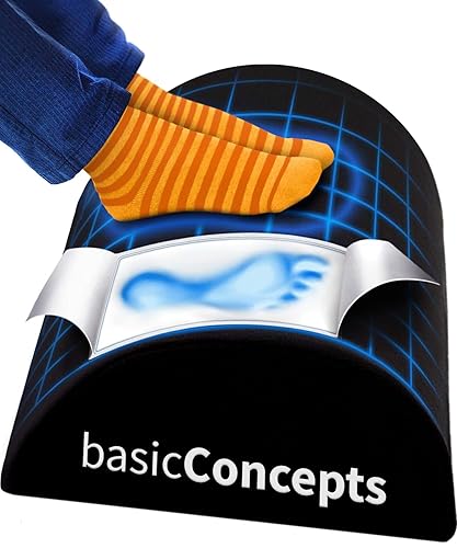 Foot Rest Under Desk at Work (Soft but Firm), Ergonomic Office Desk Foot Stool, Under Desk Footrest with Washable Cover, Desk Foot Stool Work from Home Accessories - Regular