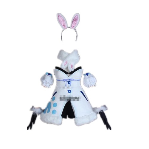 Usada Pekora Costume for Cosplay Women Men festival Outfit Halloween Christmas Carnival Party Uniform - Female L