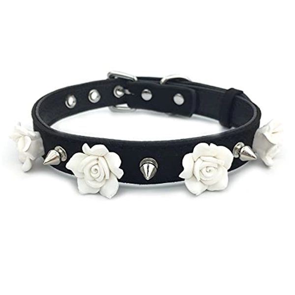 Succuba Handmade Flower Choker Collar Necklace for Women and Men