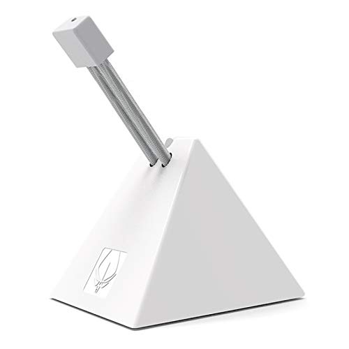 Hotline Games Mouse Bungee Mouse Cord Clip Cord Management System Fixer Holder for Esports FPS Game (3.0 New White) - New White