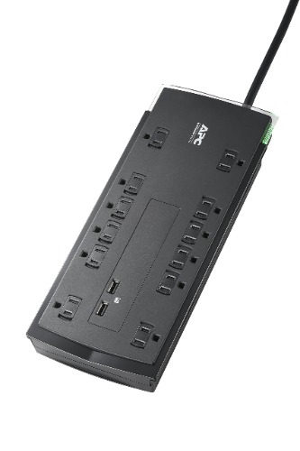 APC Surge Protector Power Strip with USB Ports, P12U2, 4320 Joule, 12 Outlet Surge Protector - 12 Outlet Power Strip