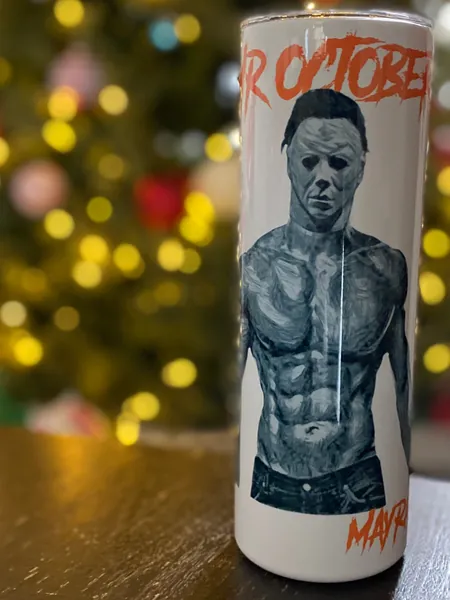 Mr. October Skinny Tumbler | Michael Myers 
