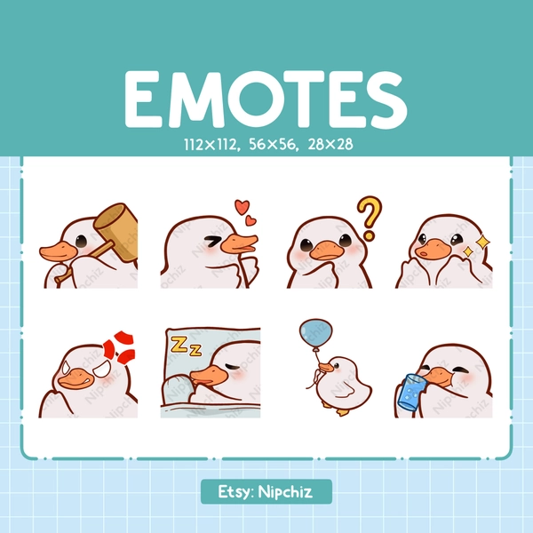 Pack Emotes Pato - Twitch 2