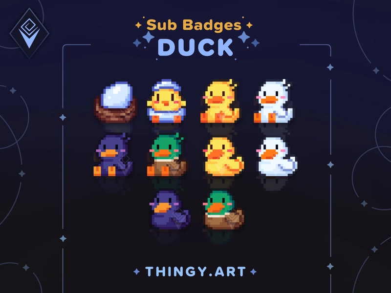 Duck Badges 4