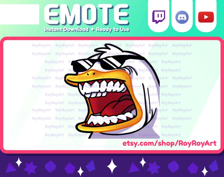 Emote Pato Go - Twitch