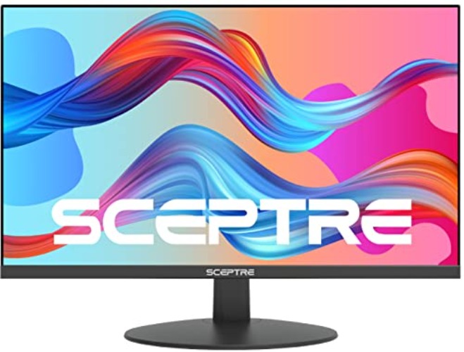 Sceptre IPS 27-Inch Business Computer Monitor 1080p 75Hz with HDMI VGA Build-in Speakers, Machine Black 2020 (E275W-FPT), 27" IPS 75Hz - 27" IPS 75Hz - Monitor