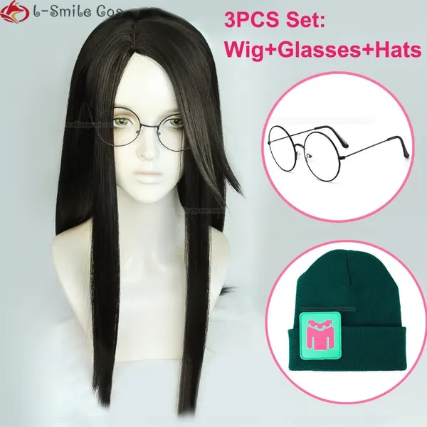 Killjoy Wig, Glasses and Beanie (3pcs)
