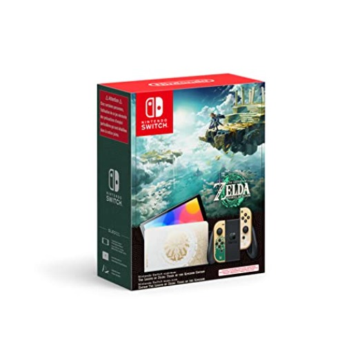 Nintendo Switch (OLED Model) Zelda: Tears of the Kingdom Limited Edition - Zelda Tears of the Kingdom Edition - Console