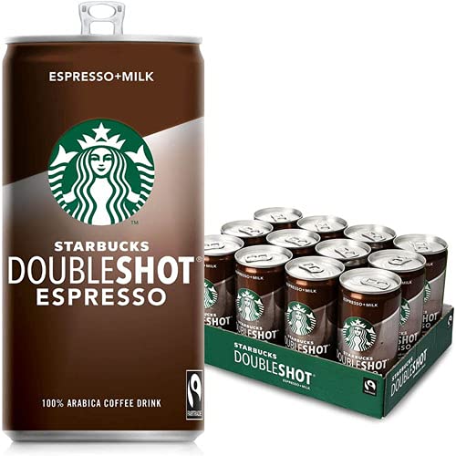 Starbucks Doubleshot Espresso Coffee Drink 12x 200ml - Coffee - 200 ml (Pack of 12)