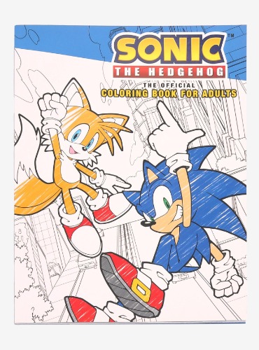 Sonic The Hedgehog The Official Coloring Book For Adults