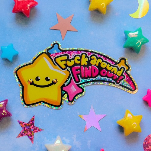 “Find Out” Sticker