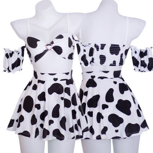 Soft Spring Cow Set | Black / XL/2XL