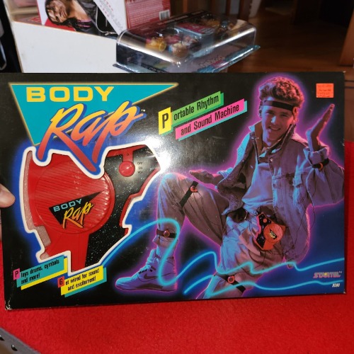 Vintage ‘88 Startel Co Body Rap Portable Rhythm &amp; Sound Machine, New sealed box