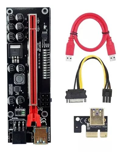Riser Pcie 1x A 16x V 011 Pro Usb 3.0 -mejor Que 009 009s -