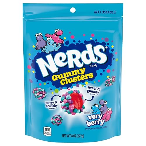 Nerds Gummy Clusters Very Berry, Resealable Packaging 227g
