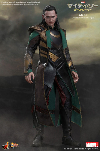 Movie Masterpiece 1/6 Scale Fully Poseable Figure "Thor 2 The Dark World" Loki - Pre Owned