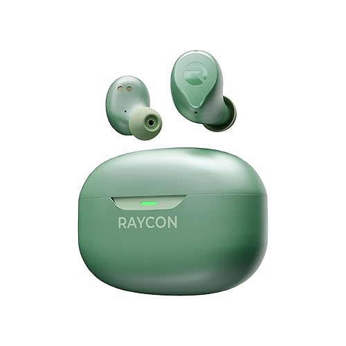 Raycon Everyday Earbuds (2024 Edition) - Bluetooth True Wireless in-Ear Buds with 32 Hours Playtime, Multpoint Technology, Extreme Comfort, and Active Noise Cancellation (Forrest Green) - Forest Green