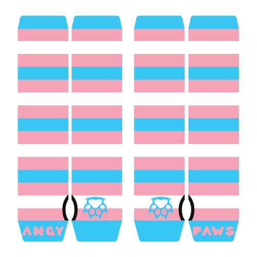 Trans Pride Arm Warmers