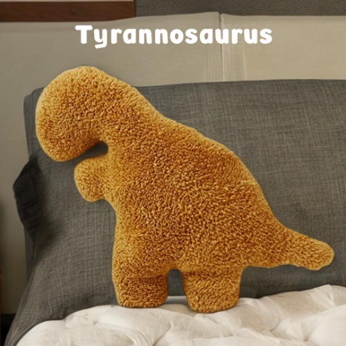 NugPlush™ Dino Chicken Nugget Plush | Tyrannosaurus / Extra Large (25" x 31")