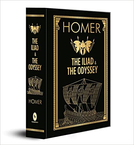 HOMER: The Iliad & the Odyssey (Deluxe Hardbound Edition) - Hardcover, August 1, 2018