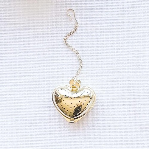 Gold Tea Infuser - Heart