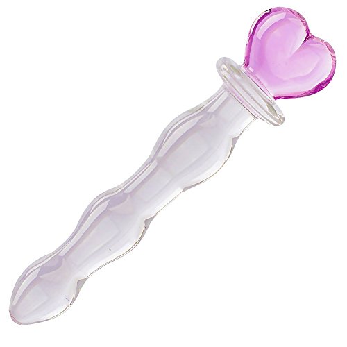 Crystal Glass Wand - AKStore - Heart of Glass, Pink - Heart