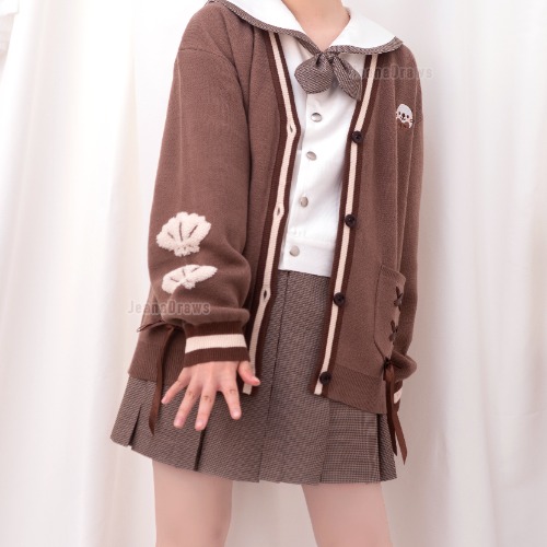 Brown Lakko Shell Cardigan | L/XL