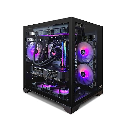 INFOMAX | PC Gamer, Ordinateur de Bureau, PC Gaming - Processeur Intel Core i7-12700KF • NVIDIA RTX 4060 Ti 8 GO • RAM 32 GO • SSD 1 to • BOÎTIER ARGB Aquarius • FREEDOS - Core i7-12700KF RTX 4060 Ti 32 Go 1 To