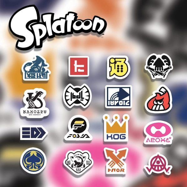 Splatoon Brand Logos (New Logos and Splatoon 3 Graffiti Added!) | FREE SHIPPING!