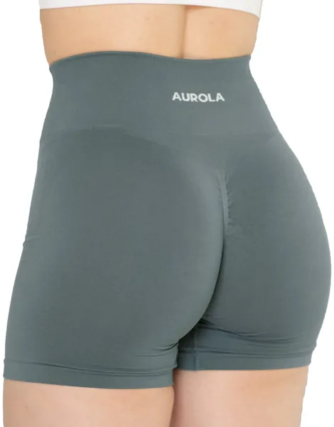 AUROLA Intensify Workout Shorts for Women Seamless Scrunch Short Gym Yoga Running Sport Active Exercise Fitness Shorts