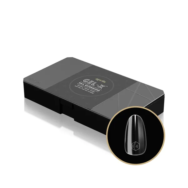 Apres Nail Gel-X Natural Round Short Box of Tips | 500 Gel-X Tips | Premium Quality | 10 Sizes 0-9 | No Size 00 Included | 2022 Version