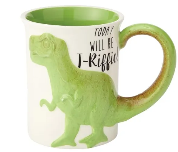 Enesco 6000550 Our Name Is Mud “Kraken” Stoneware Sculpted Coffee Mug, 16 oz, Purple - T-Riffic Tea Rex