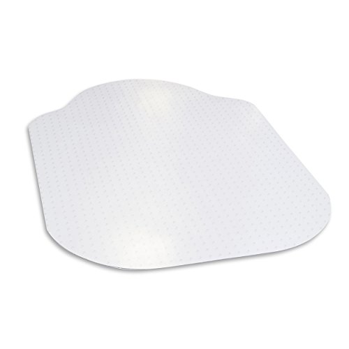 Evolve Modern Shape 39"x 52" Clear Office Chair Mat With Lip For Low Pile Carpet, Made in the USA By Dimex, Phthalate Free (C5C5003G)