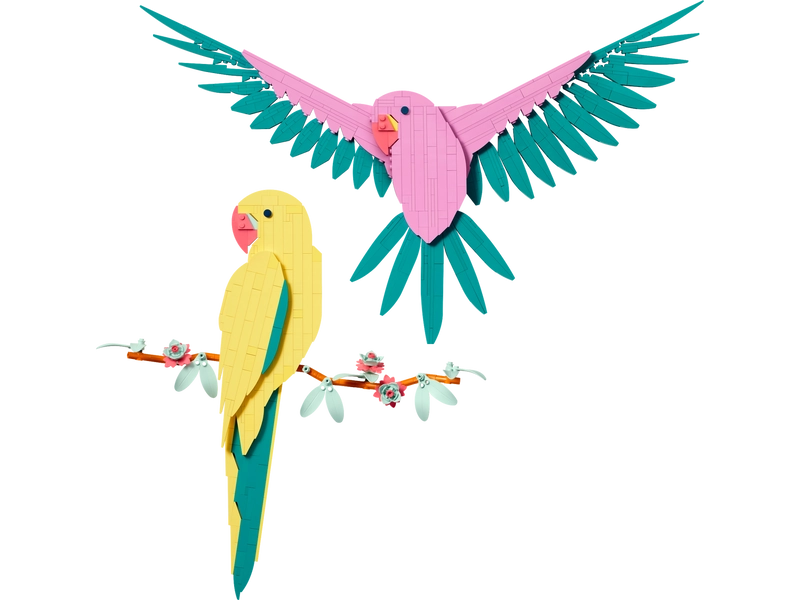The Fauna Collection – Macaw Parrots 31211 | Art | Buy online at the Official LEGO® Shop US