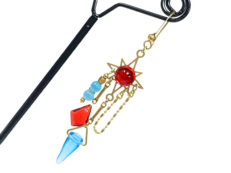 Preorder: FFXIV Azeyma's Earrings - Dawntrail - Weighted and Sized for Everyday Wear - Subtle Final Fantasy XIV Jewelry - Great FF14 Gift!
