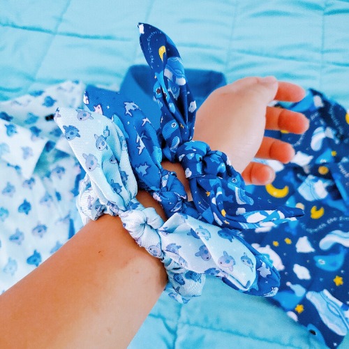 Bow Scrunchies - Set of 3