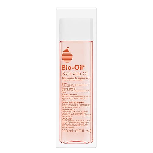 Bio-Oil Skincare Body Oil Serum, Face and Body Moisturizer with Vitamin E & A, for Scars, Stretch Marks, Sensitive Skin, All Skin Types, Dermatologist Recommended, Non-Comedogenic, 6.7 Oz - 6.7 Fl Oz (Pack of 1) - Oil