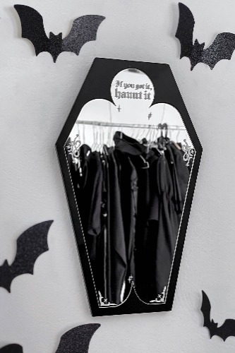 Kitsu Mirror | One Size / Black / 73.3% MDF 26.7% Acrylic Mirror