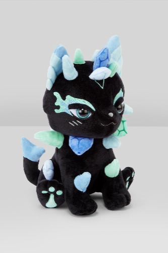Element Cats: Water Plush Toy | One Size / Black / 100% Polyester