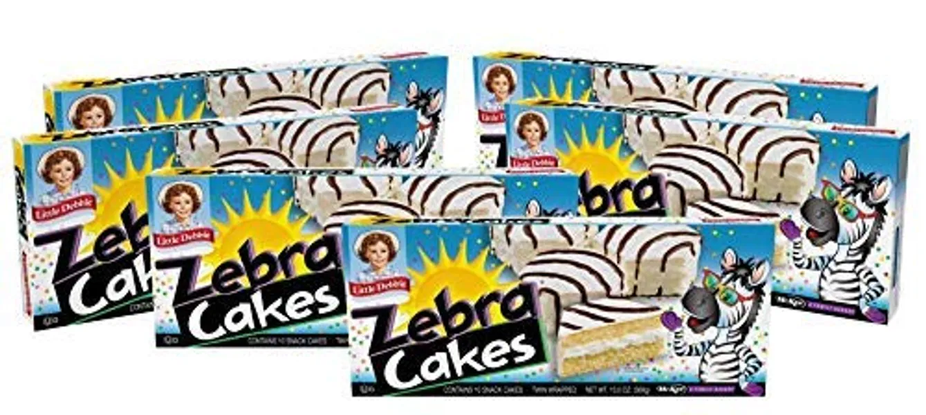 Little Debbie Snacks Zebra Cakes, 10-count Box by Little Debbie