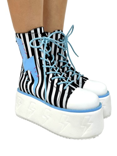 JOLT STRIPE - BLUE/WHITE/BLACK | 