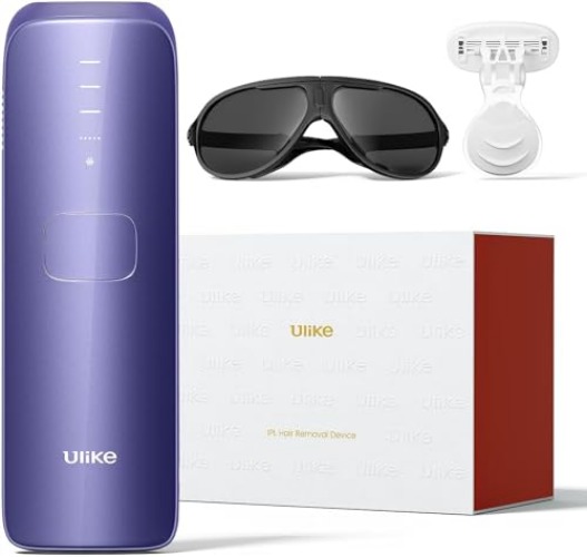 Ulike Laser Hair Removal for Women and Men, Long-Lasting Epilator Hair Removal Device with Sapphire Ice-Cooling Technology for Nearly Painless Treatment, for Facial, Bikini & Whole Body