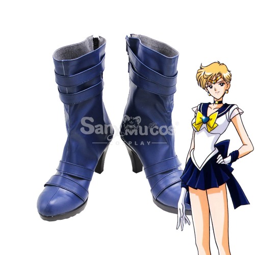 【In Stock】Anime Sailor Moon Cosplay Sailor Uranus Haruka Tenou Cosplay Shoes - Female / 38