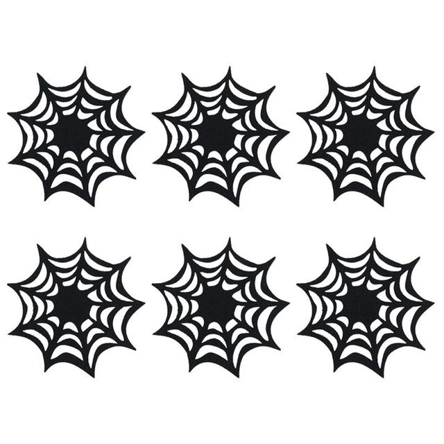 Spider web coaster pack of 6
