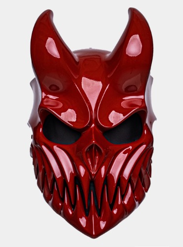 (SLAUGHTER TO PREVAIL) ALEX TERRIBLE MASK “KID OF DARKNESS” (RED) | Default Title