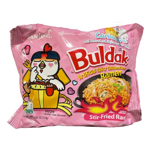 Buldak Spicy Chicken Flavor Ramen with Carbonara Cheese