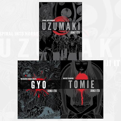 Junji Ito Collection 3 Books Bundles (UZUMAKI 3-IN-1 DLX ED HC,GYO 2IN1 DLX ED HC)