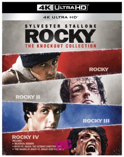 Rocky: The Knockout Collection [4K Ultra HD] [Rocky: 1976 Rocky II: 1979 Rocky III: 1982 Rocky IV: 1985] [2023] [Region Free]